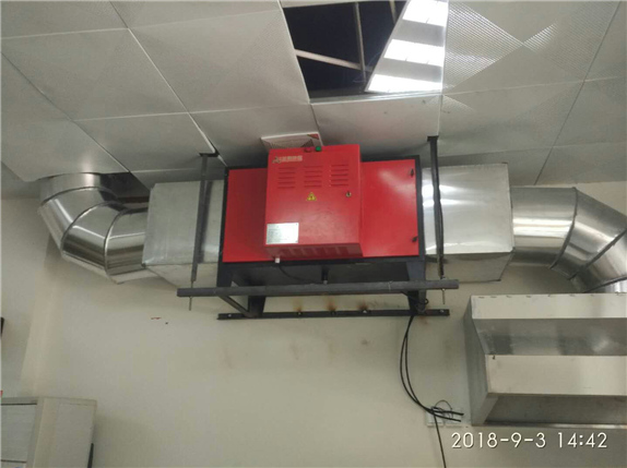 饭店油烟净化器效果视频--桂林美迎环保