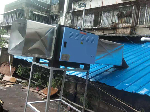 餐饮油烟净化器效果视频--桂林美迎环保